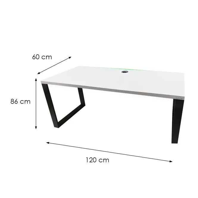 Játék Íróasztal Low Loft Fehér 120x60x2.8 Modell 2,3