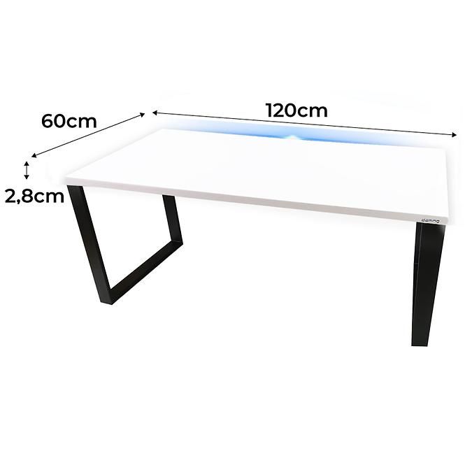 Játék Íróasztal Low Loft Fehér 120x60x2.8 Modell 1