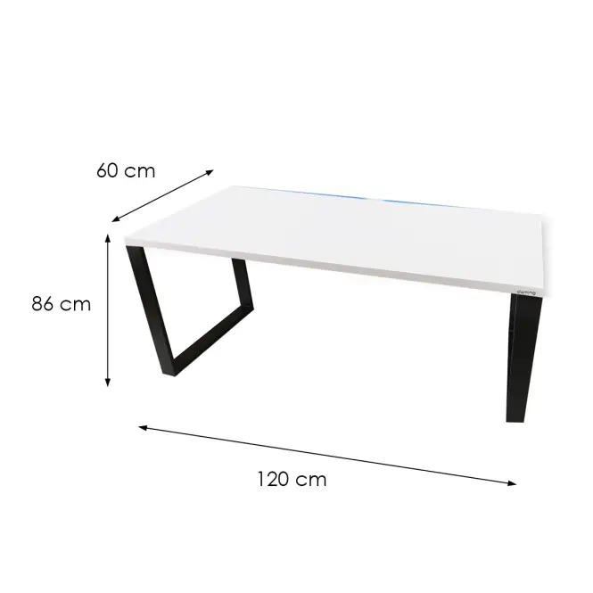 Játék Íróasztal Low Loft Fehér 120x60x2.8 Modell 1