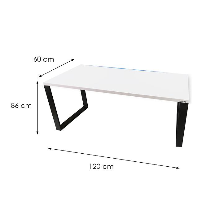 Játék Íróasztal Low Loft Fehér 120x60x2.8 Modell 1