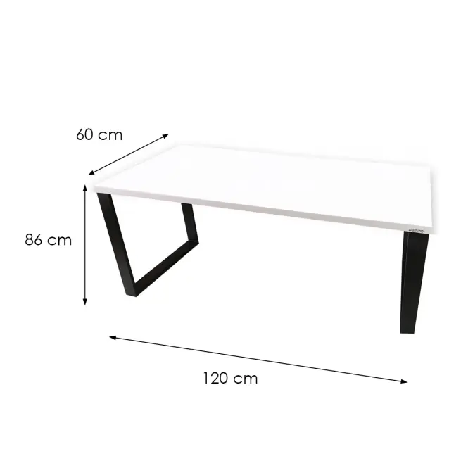 Játék Íróasztal Low Loft Fehér 120x60x2.8 Modell 0,3