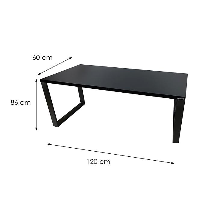 Játék Íróasztal Low Loft Fekete 120x60x1.8 Modell 0