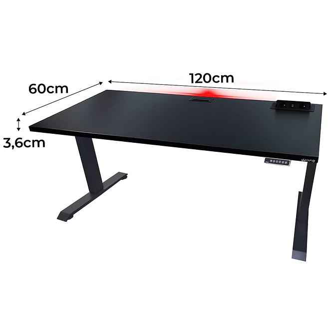Játék Íróasztal Top Elektr.  Fekete 120x60x3.6 Modell 3