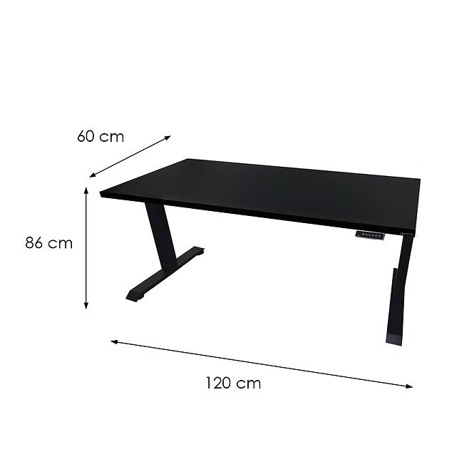 Játék Íróasztal Top Elektr.  Fekete 120x60x2.8 Modell 0