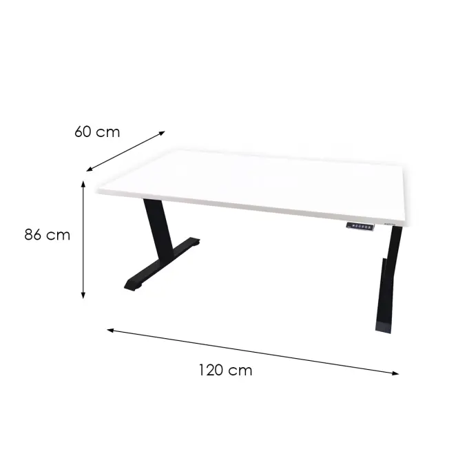 Játék Íróasztal Top Elektr.  Fehér 120x60x2.8 Modell 0,3
