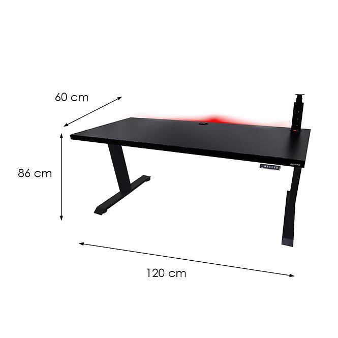 Játék Íróasztal Low Elektr. Fekete 120x60x3.6 Modell 3