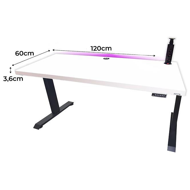 Játék Íróasztal Low Elektr. Fehér 120x60x3.6 Modell 3