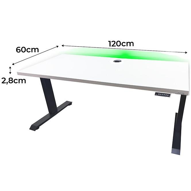 Játék Íróasztal Low Elektr. Fehér 120x60x2.8 Modell 2