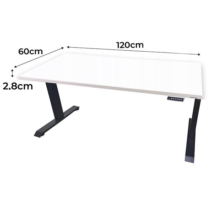 Játék Íróasztal Low Elektr. Fehér 120x60x2.8 Modell 0