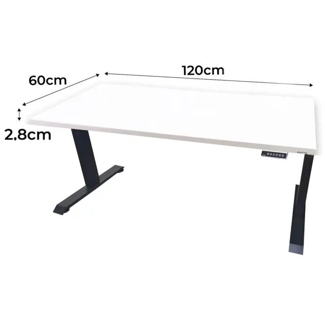 Játék Íróasztal Low Elektr. Fehér 120x60x2.8 Modell 0,2