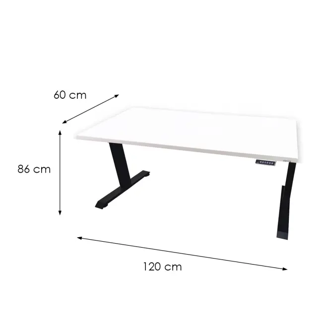Játék Íróasztal Low Elektr. Fehér 120x60x2.8 Modell 0,3