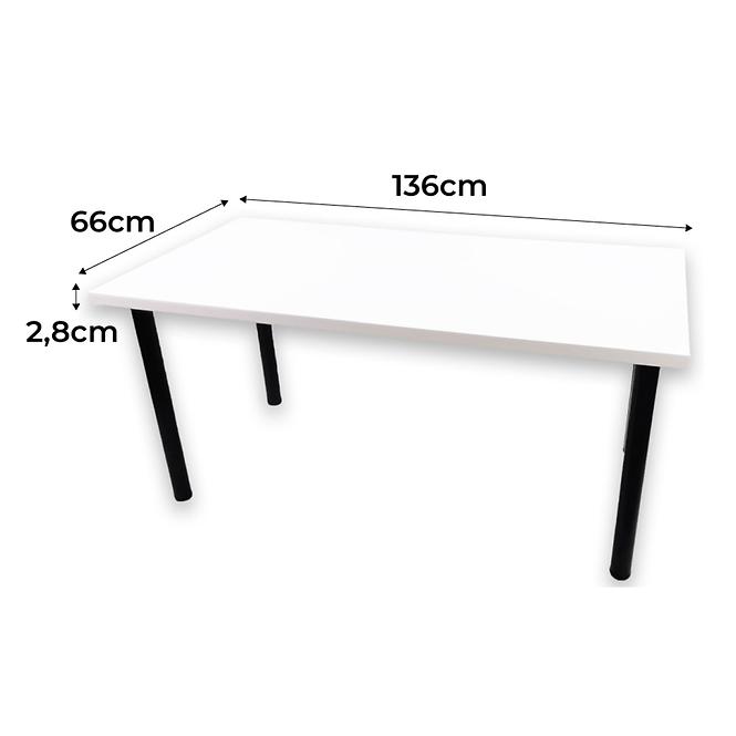 Játék Íróasztal Low Fehér 136x66x2.8 Modell 0
