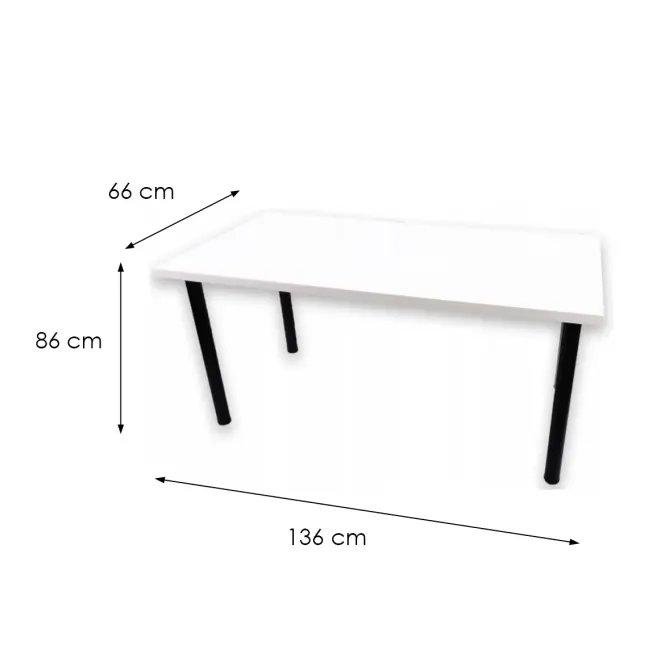 Játék Íróasztal Low Fehér 136x66x2.8 Modell 0,3