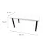 Játék Íróasztal Low Fehér 136x66x2.8 Modell 0,3