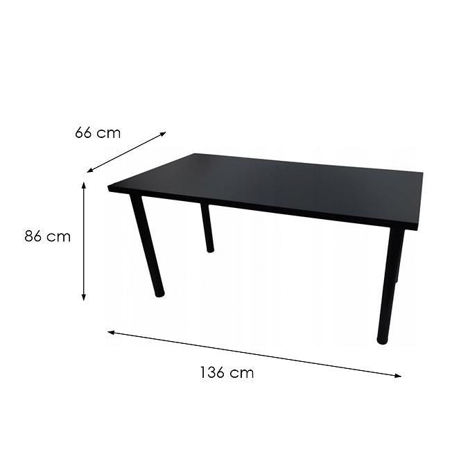 Játék Íróasztal Low Fekete 136x66x2.8 Modell 0