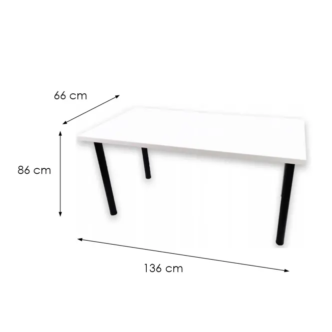 Játék Íróasztal Top Fehér 136x66x2.8 Modell 0,3