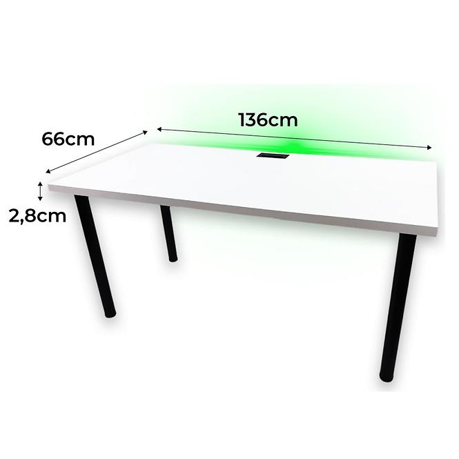 Játék Íróasztal Top Fehér 136x66x2.8 Modell 2