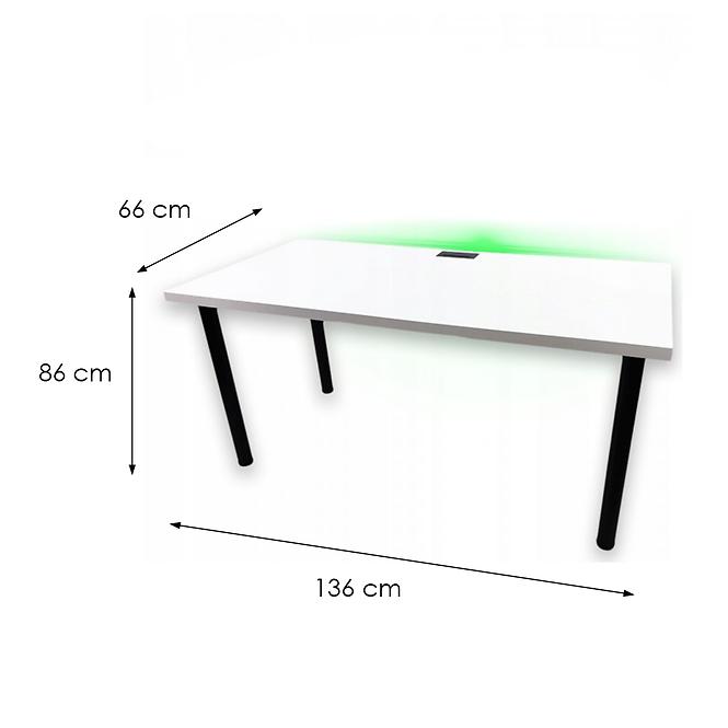 Játék Íróasztal Top Fehér 136x66x2.8 Modell 2