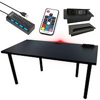 Játék Íróasztal Top Fekete 136x66x3.6 Modell 3