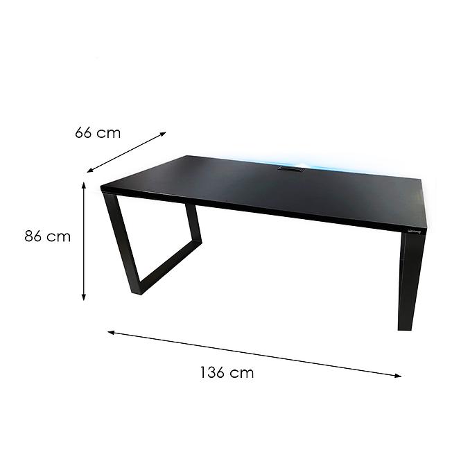 Játék Íróasztal Top Loft Fekete 136x66x2.8 Modell 2