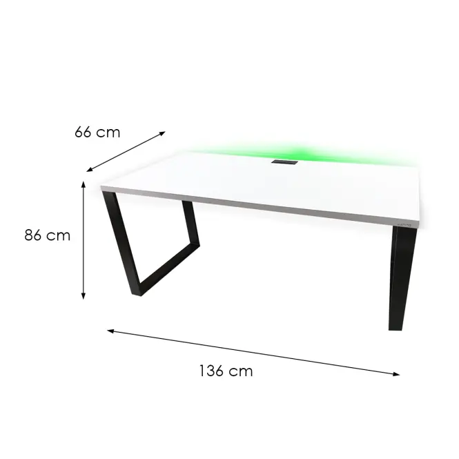 Játék Íróasztal Top Loft Fehér 136x66x2.8 Modell 2,3