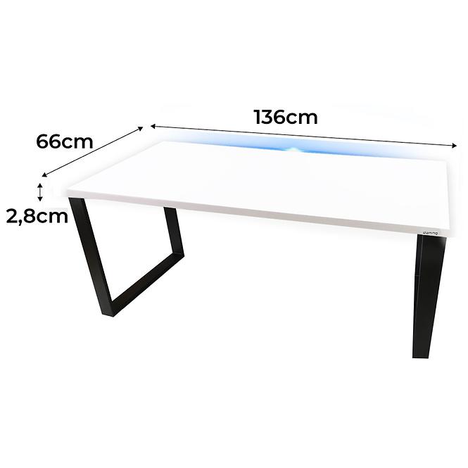 Játék Íróasztal Top Loft Fehér 136x66x2.8 Modell 1