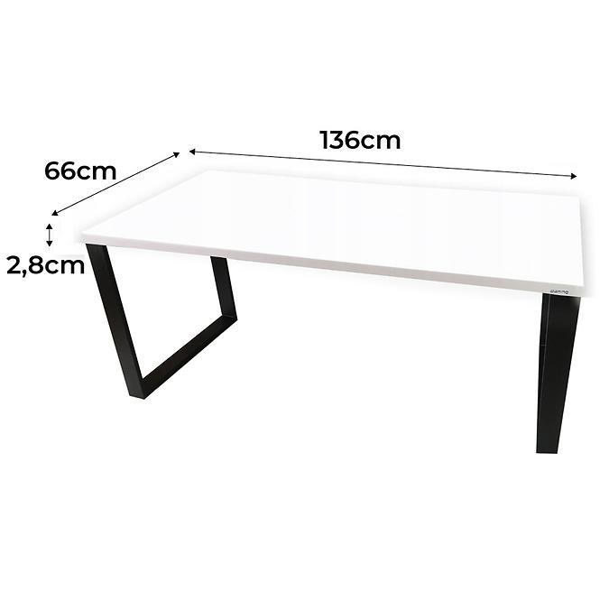 Játék Íróasztal Top Loft Fehér 136x66x2.8 Modell 0