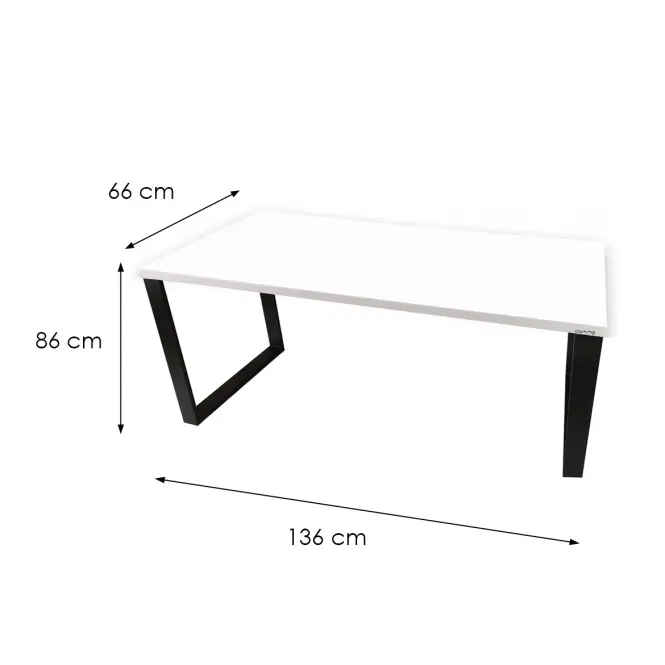 Játék Íróasztal Top Loft Fehér 136x66x2.8 Modell 0