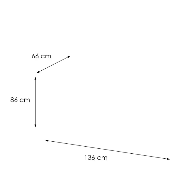 Játék Íróasztal Low Loft Fekete 136x66x3.6 Modell 3