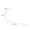 Játék Íróasztal Low Loft Fekete 136x66x3.6 Modell 3,3