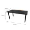 Játék Íróasztal Low Loft Fekete 136x66x2.8 Modell 1,3