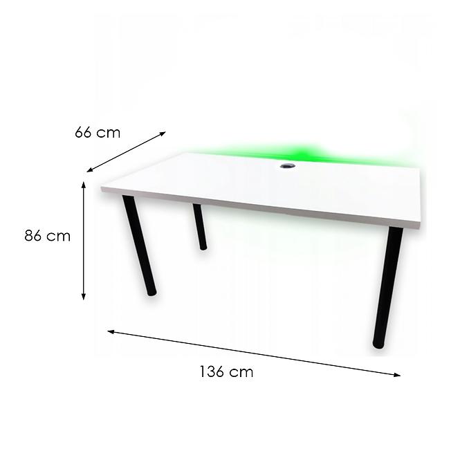 Játék Íróasztal Low Loft Fehér 136x66x2.8 Modell 2