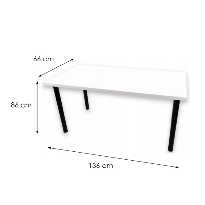 Játék Íróasztal Low Loft Fehér 136x66x2.8 Modell 0,3