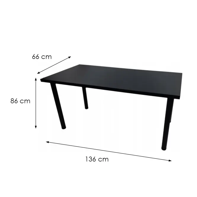 Játék Íróasztal Low Loft Fekete 136x66x1.8 Modell 0