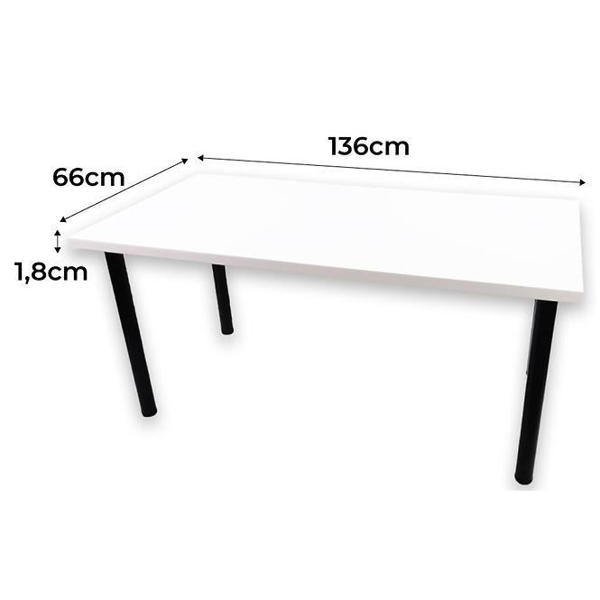 Játék Íróasztal Low Loft Fehér 136x66x1.8 Modell 0