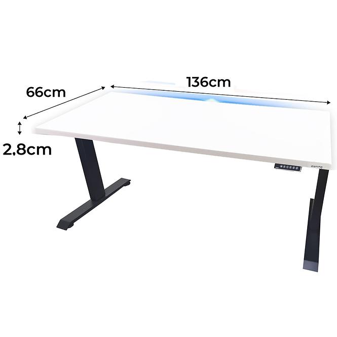 Játék Íróasztal Top Elektr. Fehér 136x66x2.8 Modell 1
