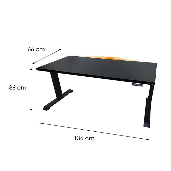 Játék Íróasztal Low Elektr. Fekete 136x66x2.8 Modell 1