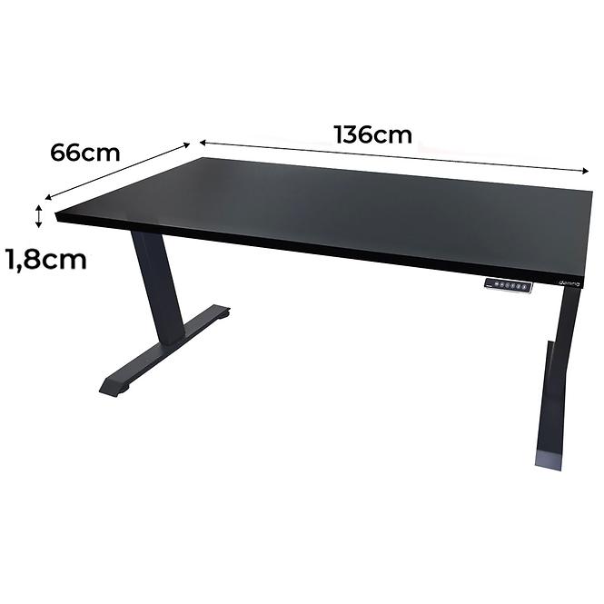 Játék Íróasztal Low Elektr. Fekete 136x66x1.8 Modell 0