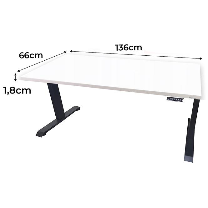 Játék Íróasztal Low Elektr. Fehér 136x66x1.8 Modell 0