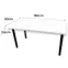 Játék Íróasztal Low Fehér 160x80x3.6 Modell 0,2