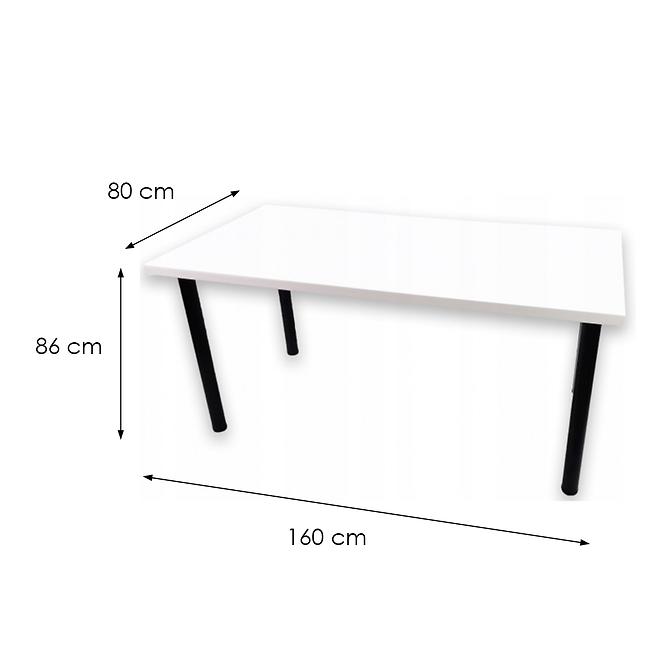 Játék Íróasztal Low Fehér 160x80x3.6 Modell 0