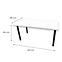 Játék Íróasztal Low Fehér 160x80x3.6 Modell 0,3