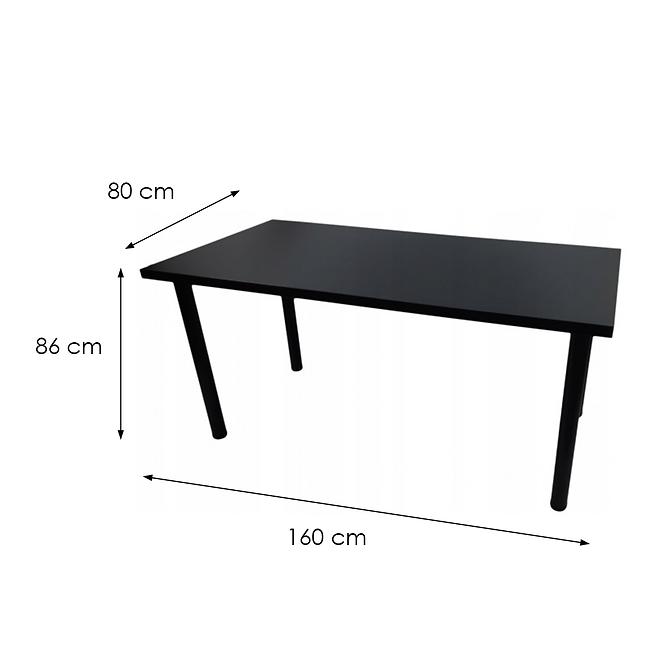 Játék Íróasztal Low Fekete 160x80x3.6 Modell 0