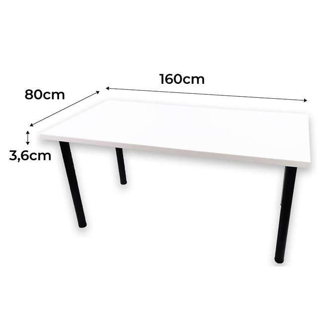Játék Íróasztal Top Fehér 160x80x3.6 Modell 0