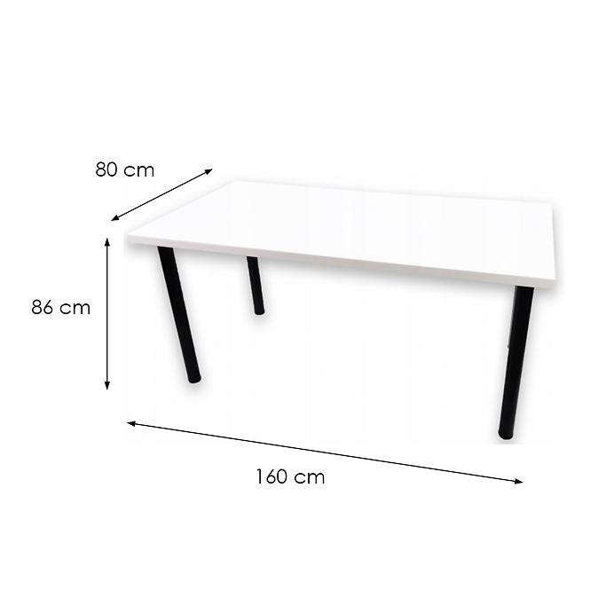 Játék Íróasztal Top Fehér 160x80x3.6 Modell 0