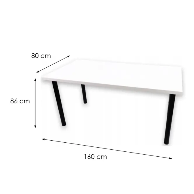 Játék Íróasztal Top Fehér 160x80x3.6 Modell 0,3