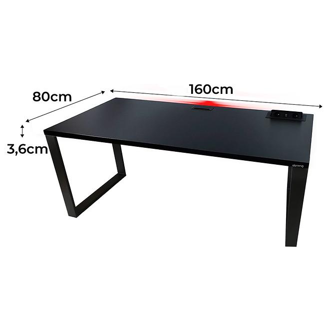 Játék Íróasztal Top Loft Fekete 160x80x3.6 Modell 3
