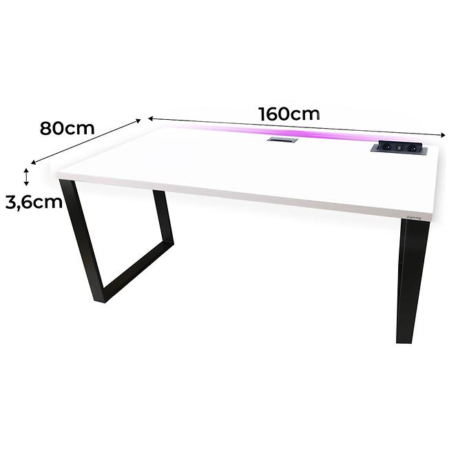 Játék Íróasztal Top Loft Fehér 160x80x3.6 Modell 3