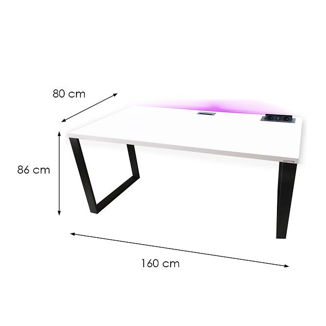 Játék Íróasztal Top Loft Fehér 160x80x3.6 Modell 3