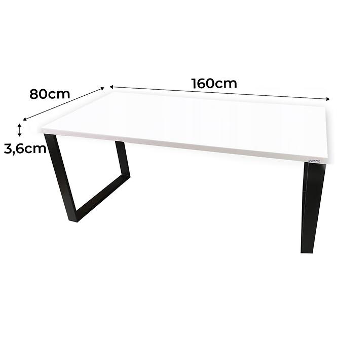 Játék Íróasztal Low Loft Fehér 160x80x3.6 Modell 0